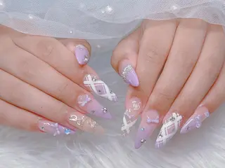 ロング カラー Bling Salonのネイルデザイン