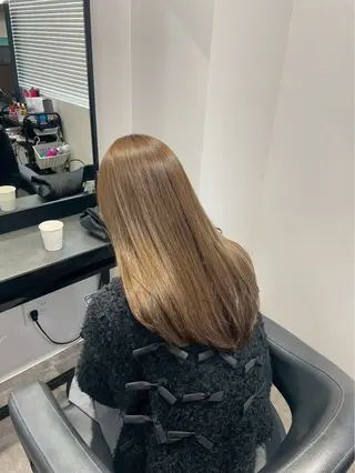 ロング カラー 韓国っぽ×透け感🪽 Fumi 🤍のヘアスタイル