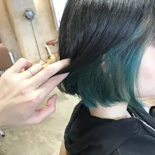 ミディアム カラー パーマ ヘアアレンジ メンズ キッズ ネイル マツエク・マツパ サロンドミルク 渋谷高比良のヘアスタイル