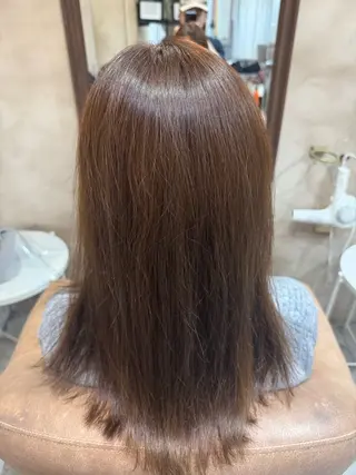ロング カラー 梅 優翔のヘアスタイル