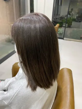 セミロング 久保 美紀のヘアスタイル