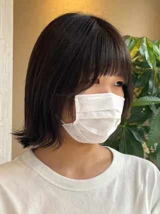 ショート カラー Uo/透明感カラー /髪質改善のヘアスタイル