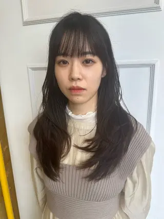 ロング 新井 昌幸のヘアスタイル
