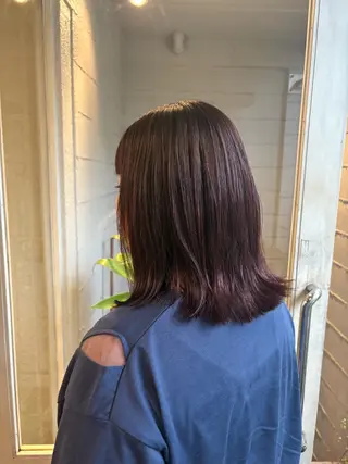 ミディアム 🌼KANAレイヤー 縮毛矯正🌼のヘアスタイル