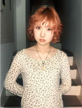 ショート カラー MOMOKA/ハイト ーン/透明感カラーのヘアスタイル