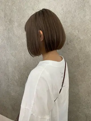 ショート カラー 海外風パーマ カラー特化園田　楓莉のヘアスタイル