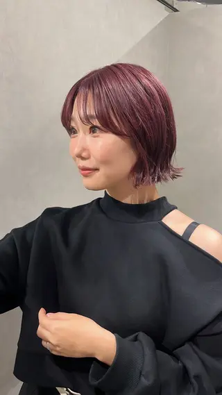ショート Yurina 💖透明感カラー💖のヘアスタイル
