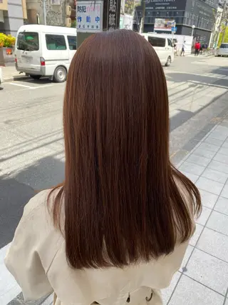 ロング カラー ヘアアレンジ 韓国好き🇰🇷 美容師MIKUのヘアスタイル