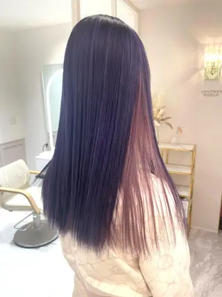 ロング fuwari 美白ショコラカラーのヘアスタイル