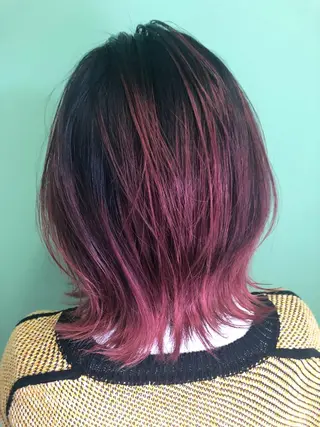 ミディアム カラー yuuna/ レイヤーカット🎀のヘアスタイル