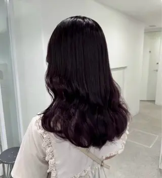 ロング miku/ラベンダー 透明感カラー🪻❤︎のヘアスタイル