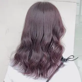 カラー ロング 縮毛矯正/ワンカラー モデル募集🫧田村のヘアスタイル