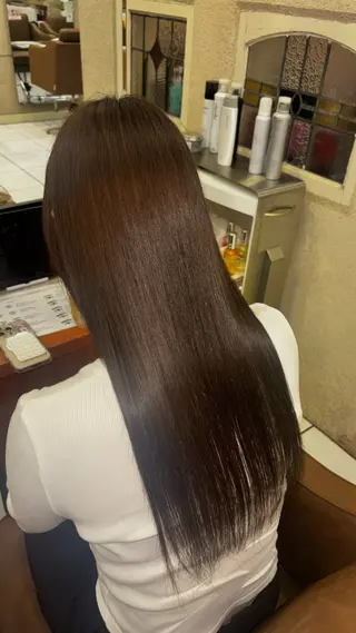 ロング カラー 艶カラー 髪質改善 🍓苺奈のヘアスタイル