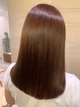 セミロング カラー 🫧 みゆ🫧のヘアスタイル