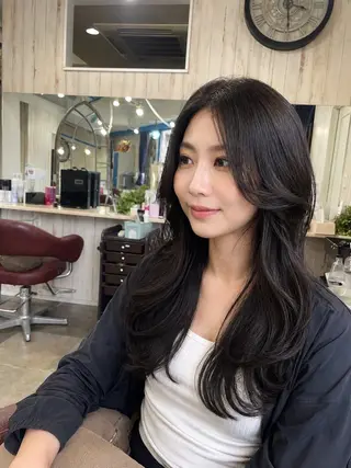 ロング 浅草🌿髪質改善 韓国風レイヤー小林のヘアスタイル