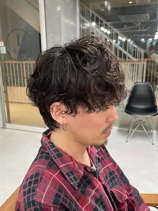 パーマ メンズ メンズモテパーマ💙 fuwaのヘアスタイル