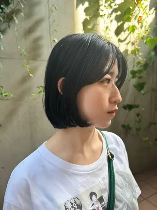 ショート カラー ボブ/ショート 吉田竣のヘアスタイル