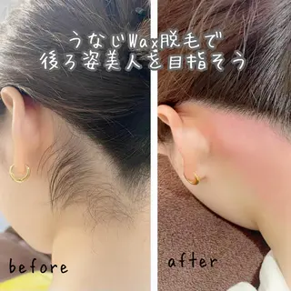 ミディアム カラー ヘアアレンジ 河上★うなじや首回り Wax脱毛が得意ですのエステ・リラクイメージ