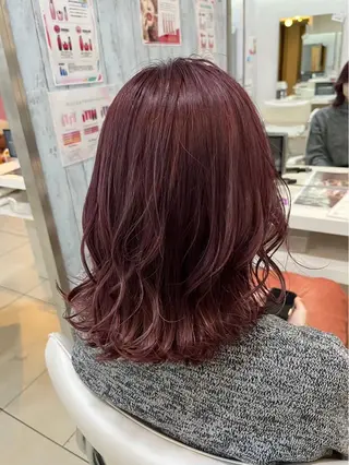 セミロング 🌸暖色髪質改善 MEI🌸のヘアスタイル
