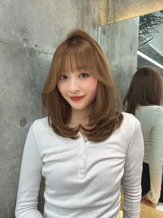 ミディアム ゆーだい🇰🇷韓国 🇰🇷×髪質改善のヘアスタイル