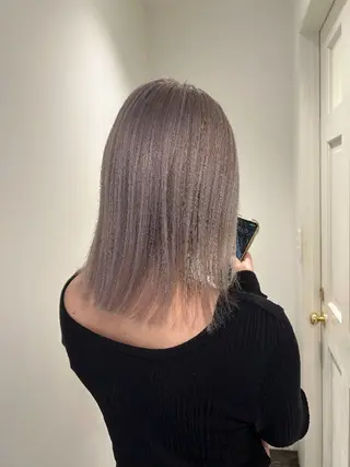 ロング 柏Wcolor/UC HIBORINAMIのヘアスタイル
