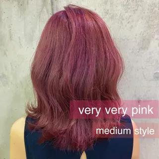 ミディアム カラー 舟橋 りんかのヘアスタイル