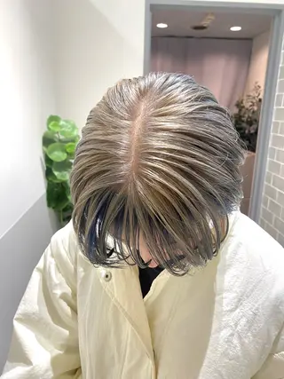 ショート カラー 白髪ぼかし/ショート /ミニボブだいじのヘアスタイル
