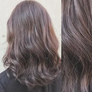 セミロング カラー 上條 航平のヘアスタイル