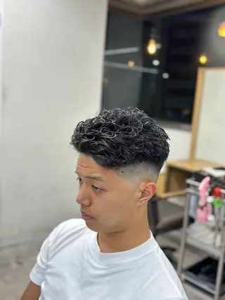 ショート パーマ メンズ 渋谷【メンズ特化】 レンのヘアスタイル