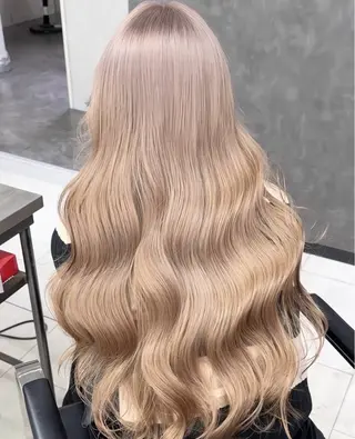 ロング カラー ayano♡ /心斎橋/ハイトーンのヘアスタイル