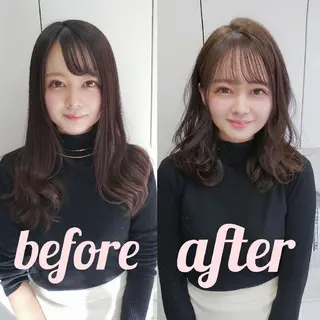 セミロング [店長]カラーが好評 　小林のヘアスタイル