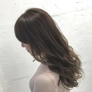 ロング ヘアアレンジ 脱!黒髪 ダブルカラー【上野】のヘアスタイル