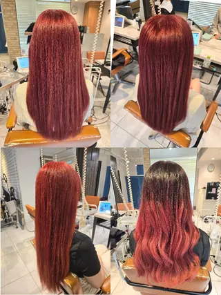 セミロング 透明感カラー×髪質改 善✨️町田築✨️のヘアスタイル
