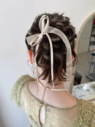 ロング ヘアアレンジ オタク美容師☃️🩵 ヘアアレンジ/暗髪のヘアスタイル