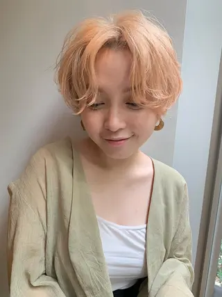 ショート パーマ 前田　真吾 ⭐️パーマの人⭐️のヘアスタイル