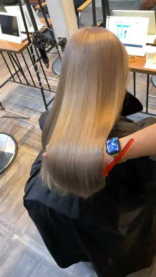 ロング 的場 渉のヘアスタイル