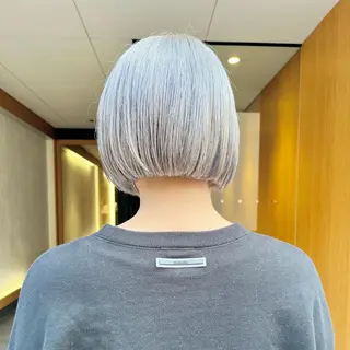 ミディアム カラー 堺 鳳 ママ美容師 yukariのヘアスタイル