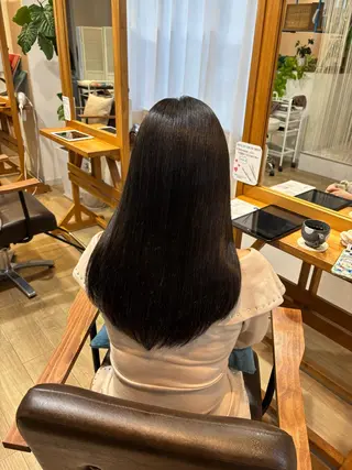 ロング カラー RINNO🌷透明感 カラー/髪質改善のヘアスタイル