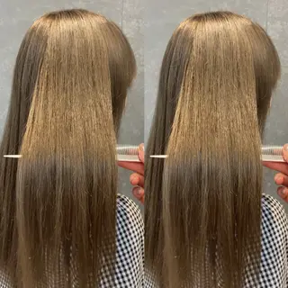 ロング カラー み うのヘアスタイル