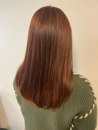セミロング カラー 英語ok sohee ソヒ 305号室のヘアスタイル