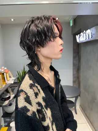 ショート カラー メンズ 渋谷  中性ヘア あかりのヘアスタイル