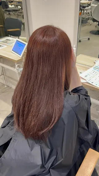 ロング カラー himari💜 暖色/レイヤーカットのヘアスタイル