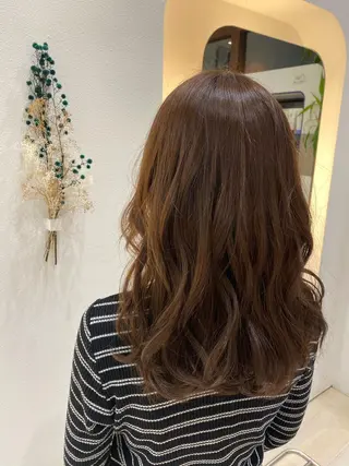 セミロング カラー 京都河原町/艶髪/ 西田晴香のヘアスタイル