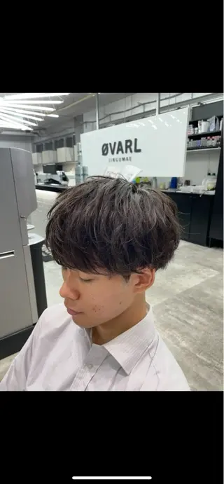 メンズ 【OVARL】メンズ パーマ/さかしょーのヘアスタイル