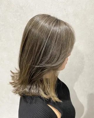 ミディアム カラー ヘアアレンジ Hiro ヒロのヘアスタイル