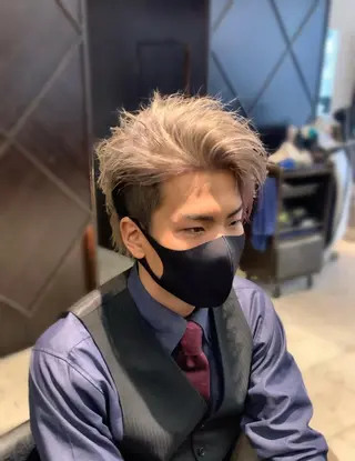 カラー メンズ メンズ専門　井藤 雅也のヘアスタイル