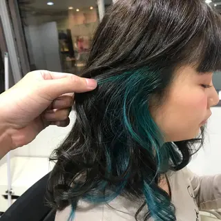 ロング カラー 長谷川 誠志のヘアスタイル