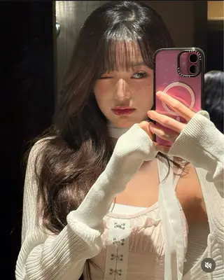 ロング カラー パーマ ヘアアレンジ メンズ キッズ 上品＆韓国風 🥀海心🥀のヘアスタイル