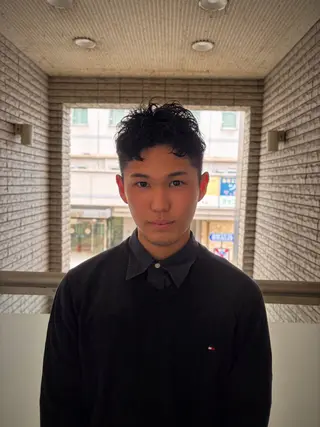 ショート メンズ UMM daichi メンズパーマのヘアスタイル