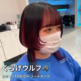 セミロング ボブカットモデル 募集中　ukaのヘアスタイル